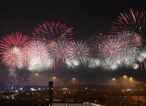 阿勒泰焰火晚会